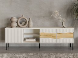 Meuble TV Monevare 102 (Chêne wotan + Cachemire)