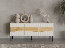 Meuble TV Monevare 103 (Chêne wotan + Cachemire)