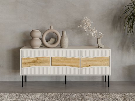 Meuble TV Monevare 103 (Chêne wotan + Cachemire)