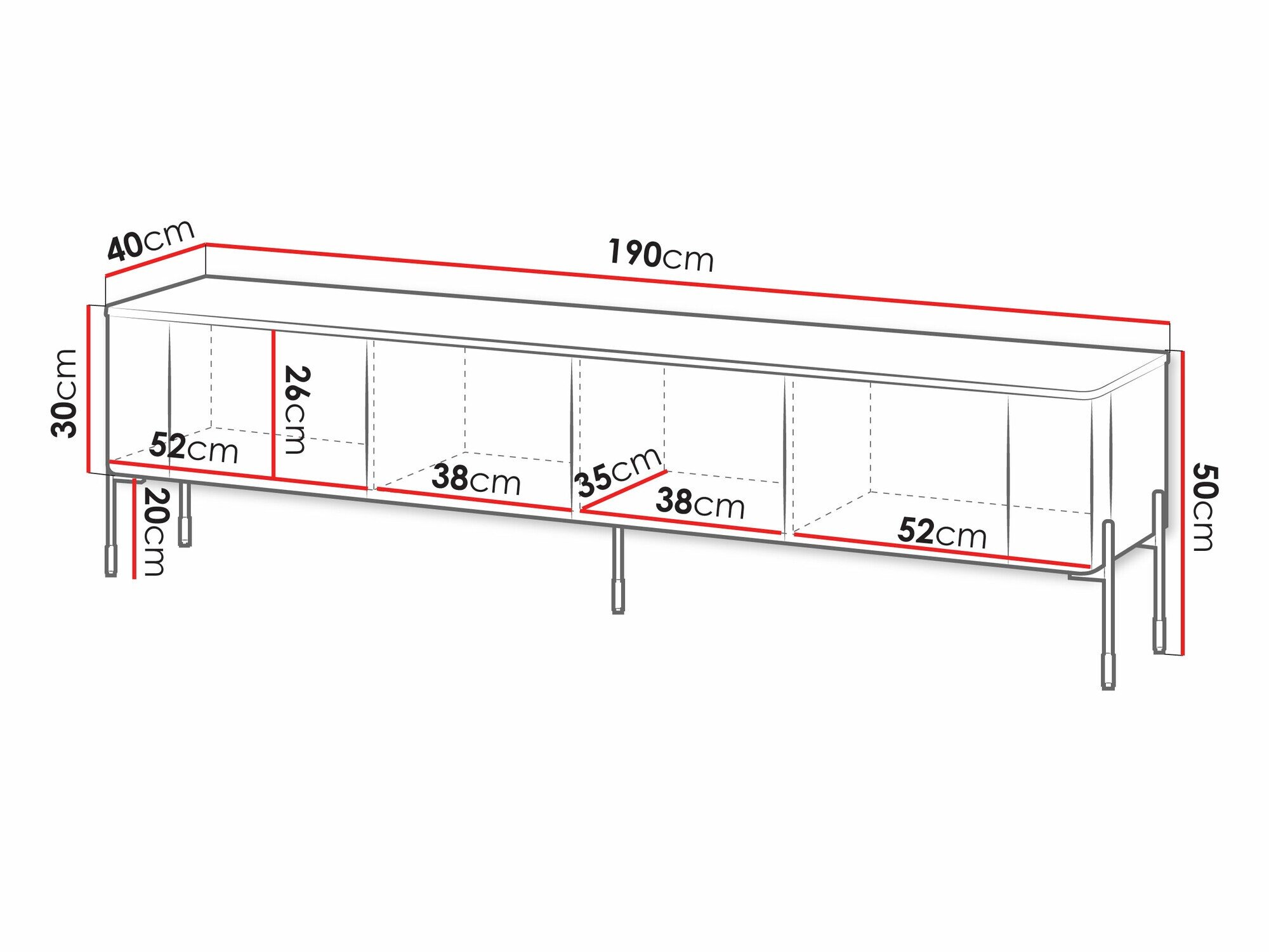 Meuble TV Mavnue 102 (Cachemire)