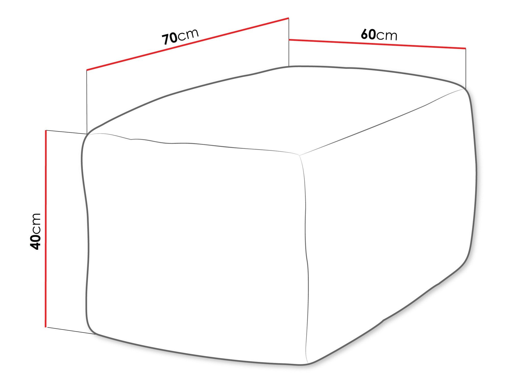 Pouf poire Rockford 103 (Poso 27)