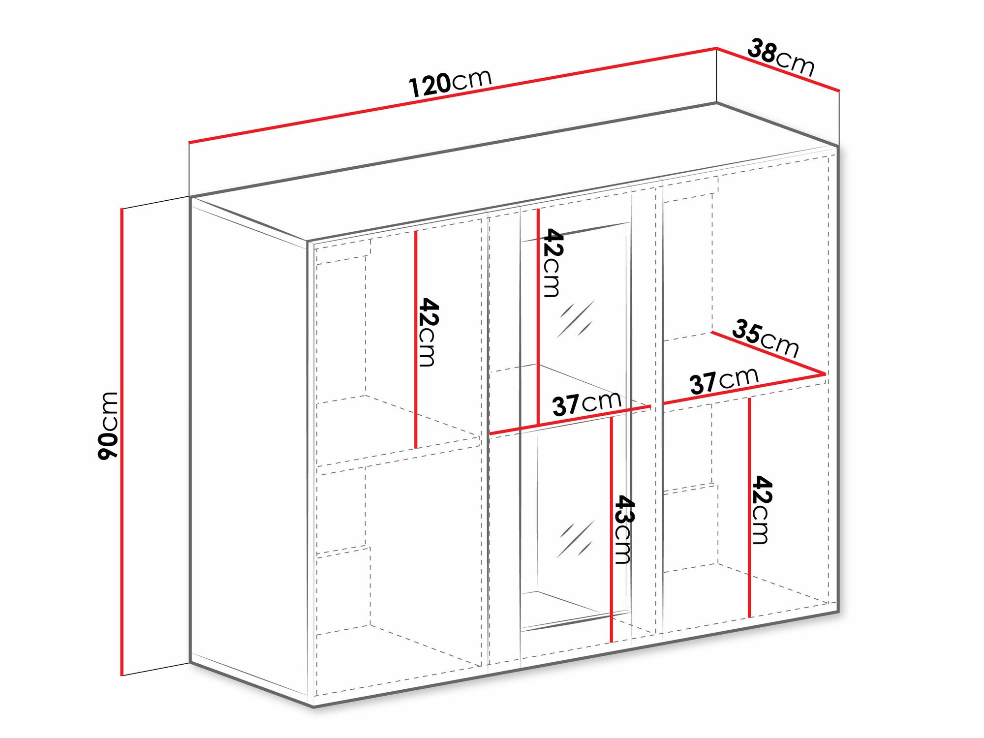Armoire murale Venenou 126