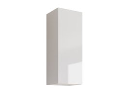 Armoire murale Venenou 131 (Blanc + Blanc brillant)