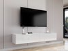 Meuble TV Vilrin I (Blanc + Blanc brillant)