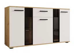 Commode Tucson 114 (Artrisan chêne + Blanc)