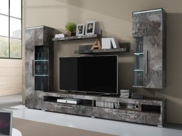 Ensemble de salon Torvire 108 (Béton foncé)