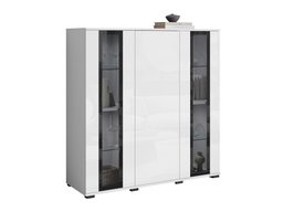 Buffet Torcame 100 (Blanc + Blanc brillant)