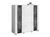 Buffet Torcame 100 (Blanc + Blanc brillant)
