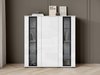 Buffet Torcame 100 (Blanc + Blanc brillant)