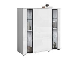 Buffet Torcame 100 (Blanc + Blanc brillant)