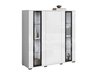 Buffet Torcame 100 (Blanc + Blanc brillant)