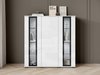 Buffet Torcame 100 (Blanc + Blanc brillant)