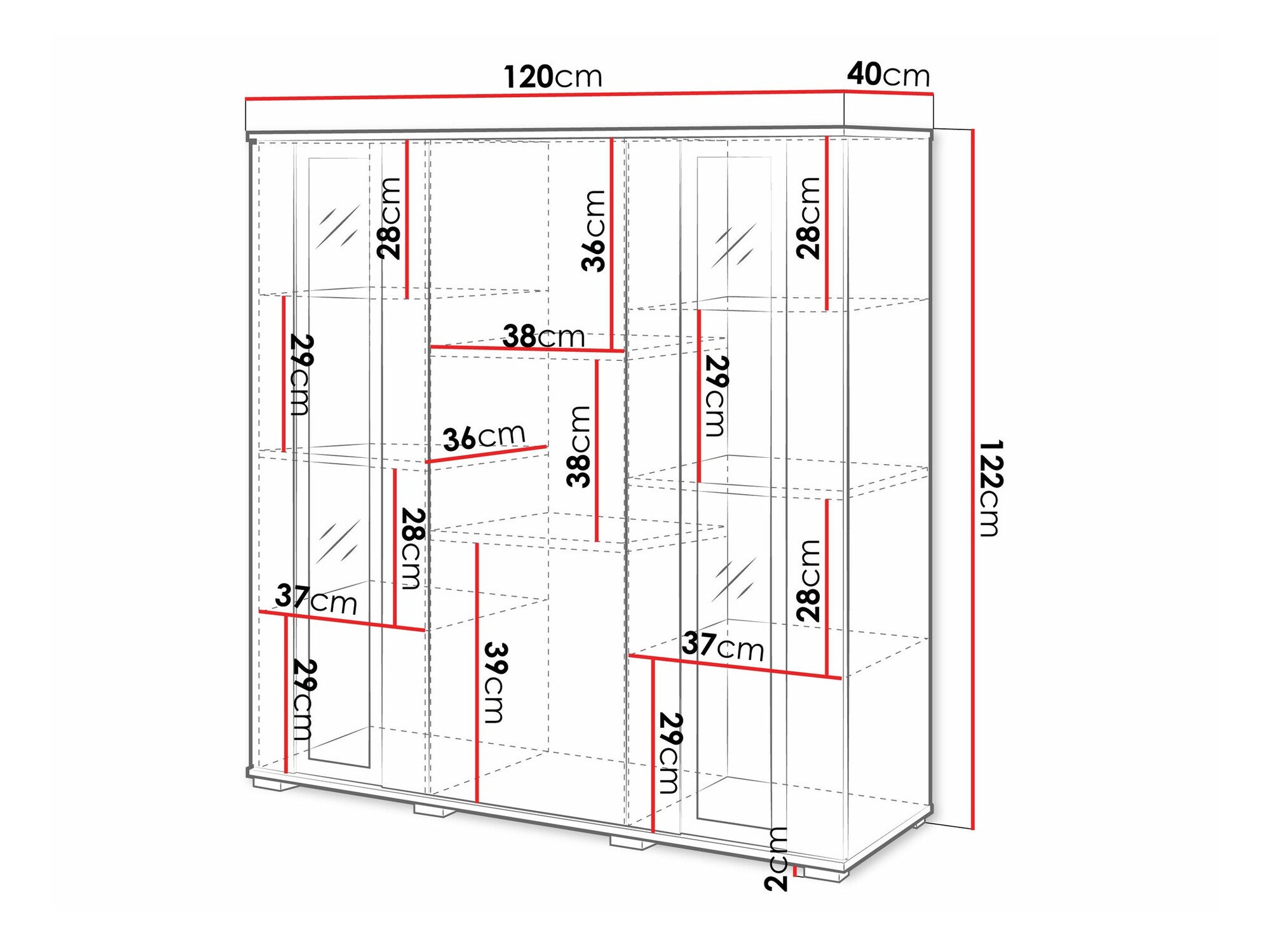 Buffet Torcame 100 (Chêne wotan)