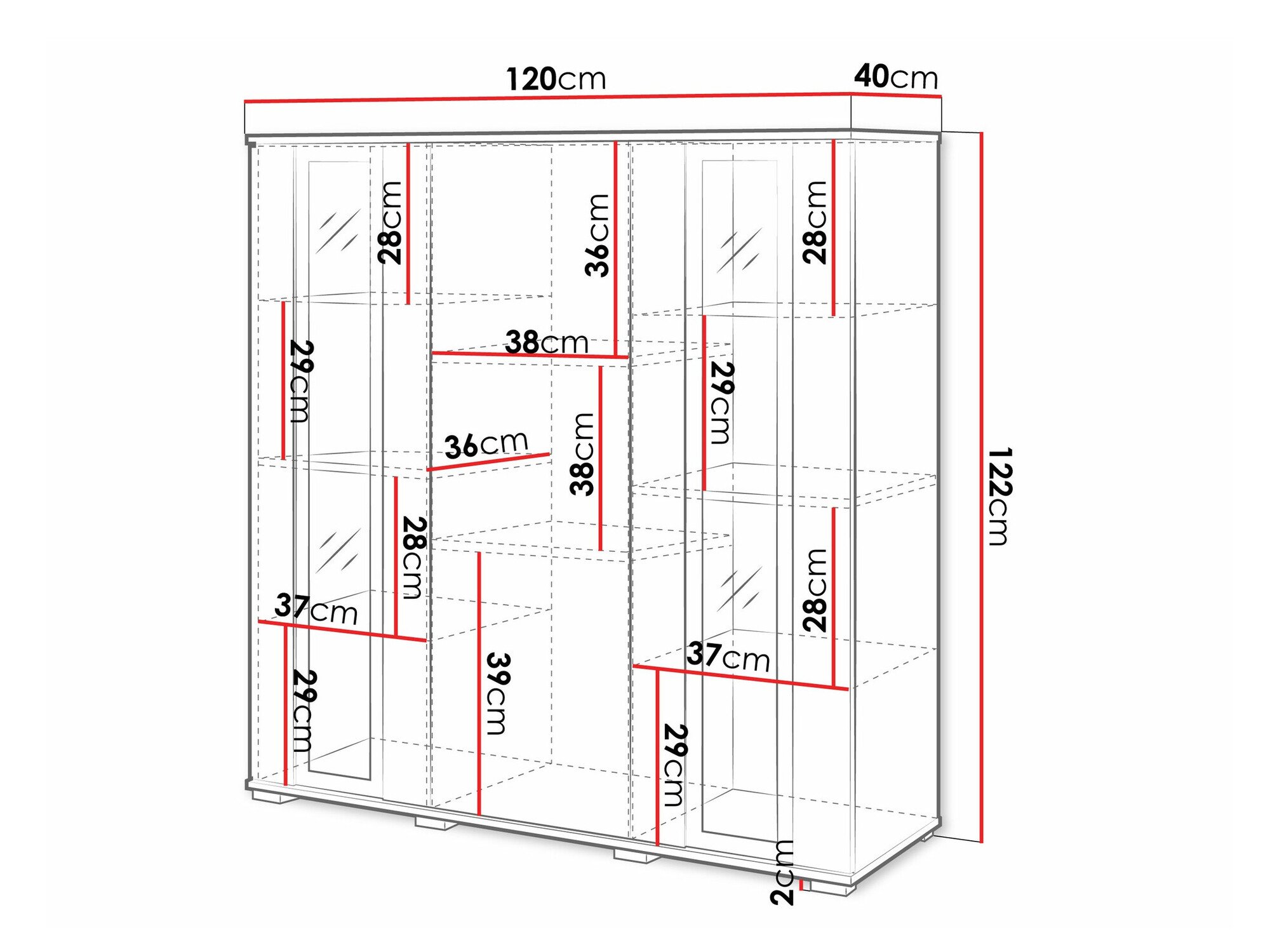 Buffet Torcame 100 (Noir)
