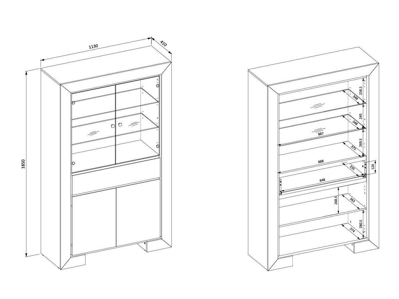 Étagère Etrteo 100