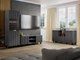 Ensemble de salon Comes I (Anthracite)