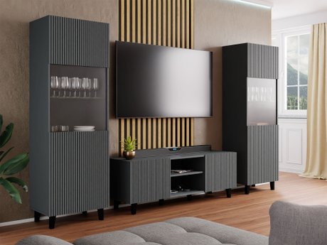 Ensemble de salon Remeta 110 (Anthracite)