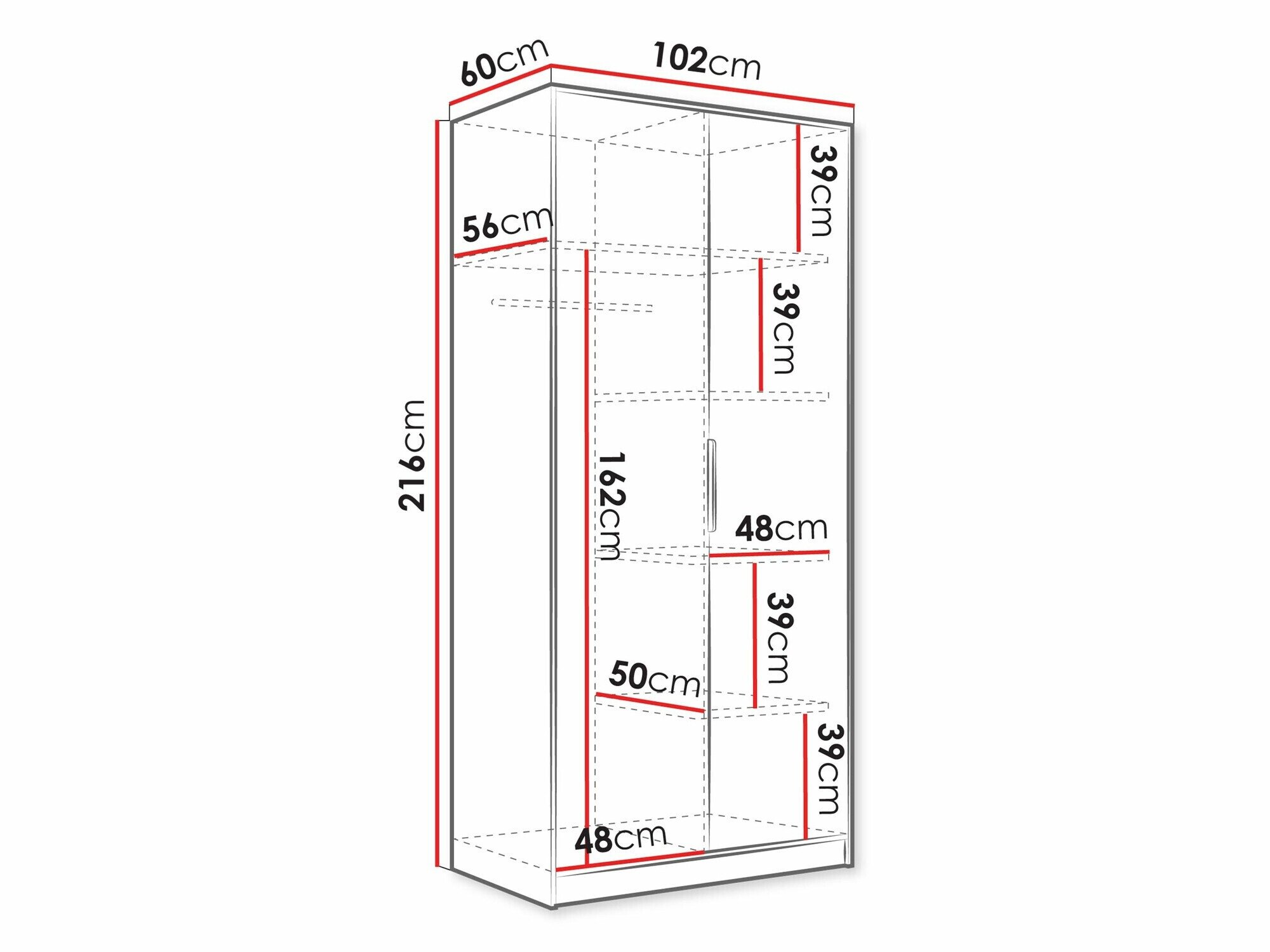 Armoire Comfivo Papilio II (Blanc)