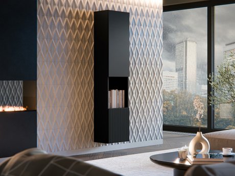 Étagère murale Calveru 102 (Noir)