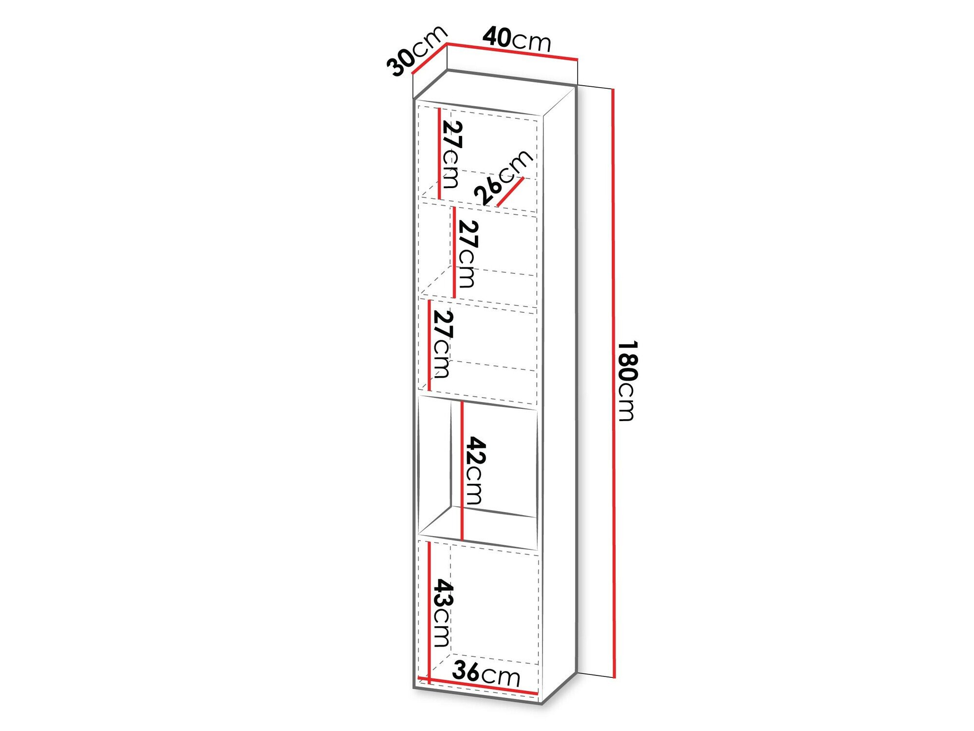 Étagère murale Species I (Noir)