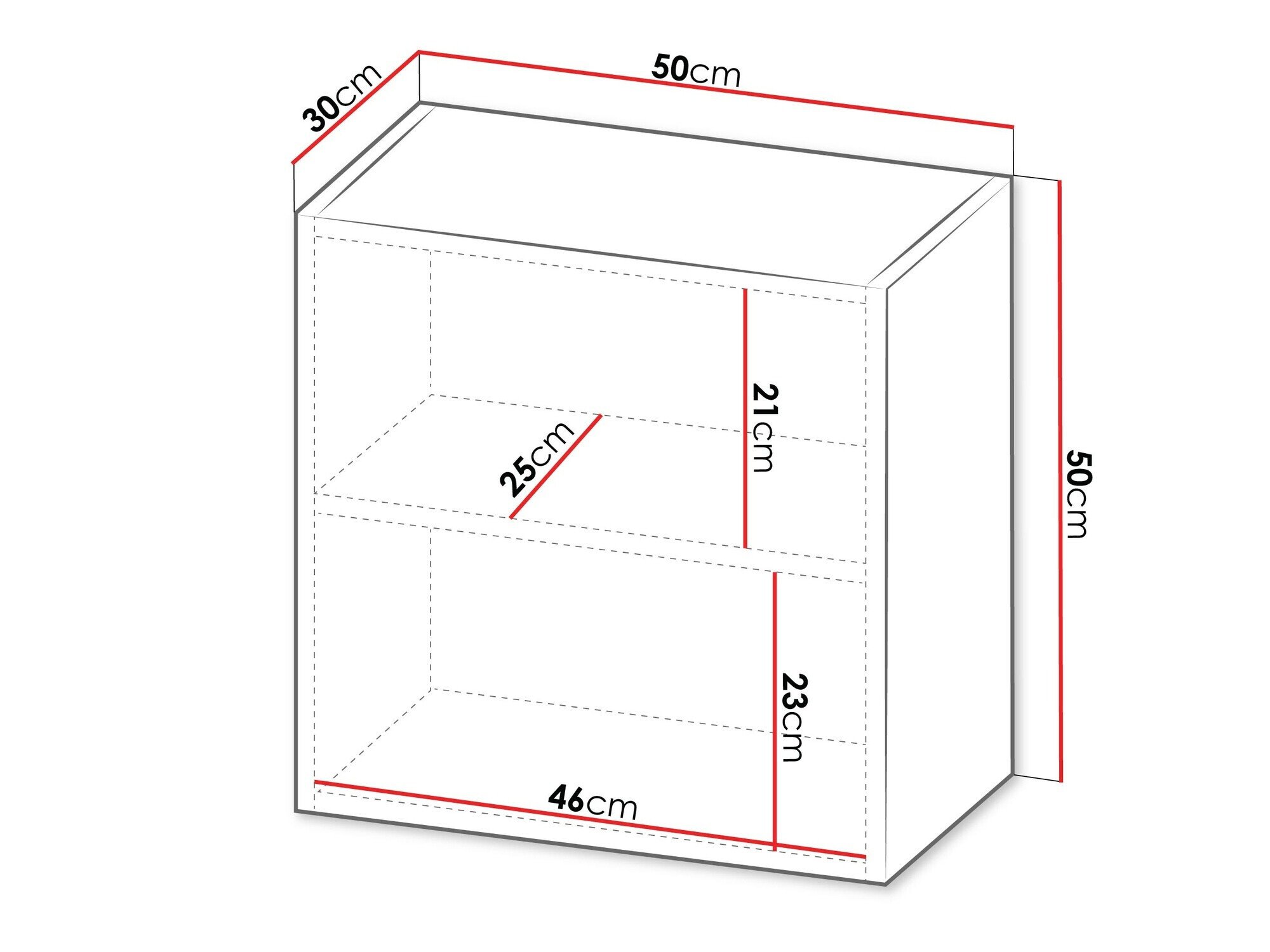 Armoire murale Calveru 103 (Noir)