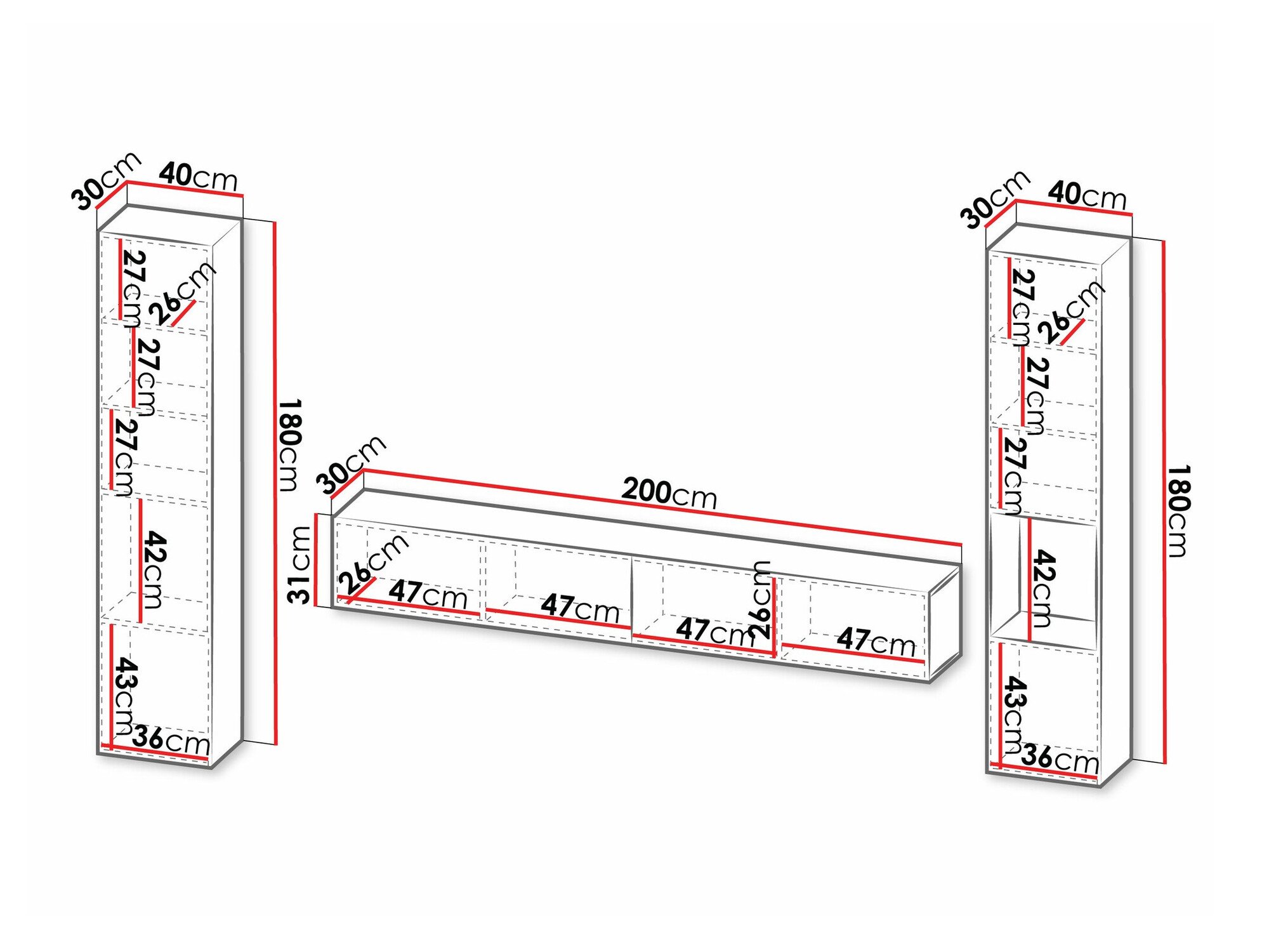 Ensemble de salon Species I (Noir)