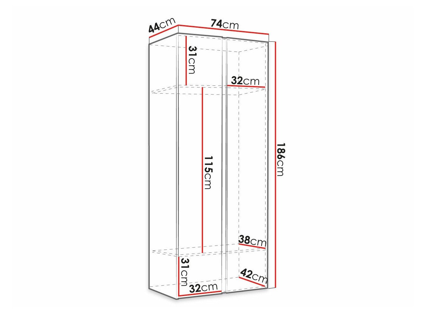 Armoire Pinis (Blanc)
