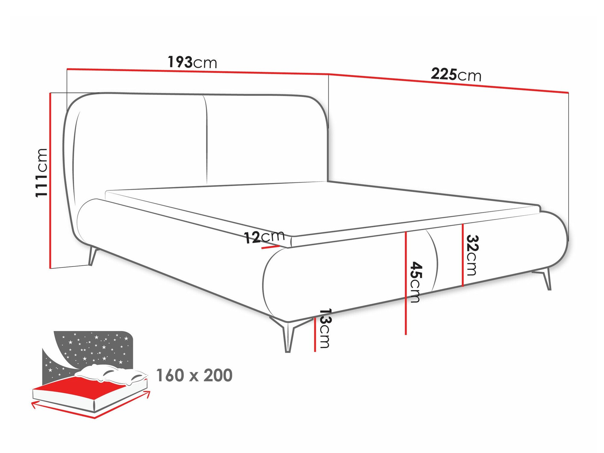 Lit TrendyNest Fenara (Coral 50)