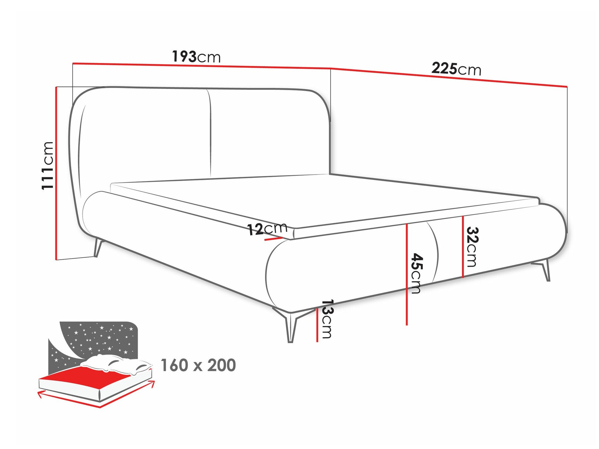 Lit TrendyNest 121 (Coral 75)