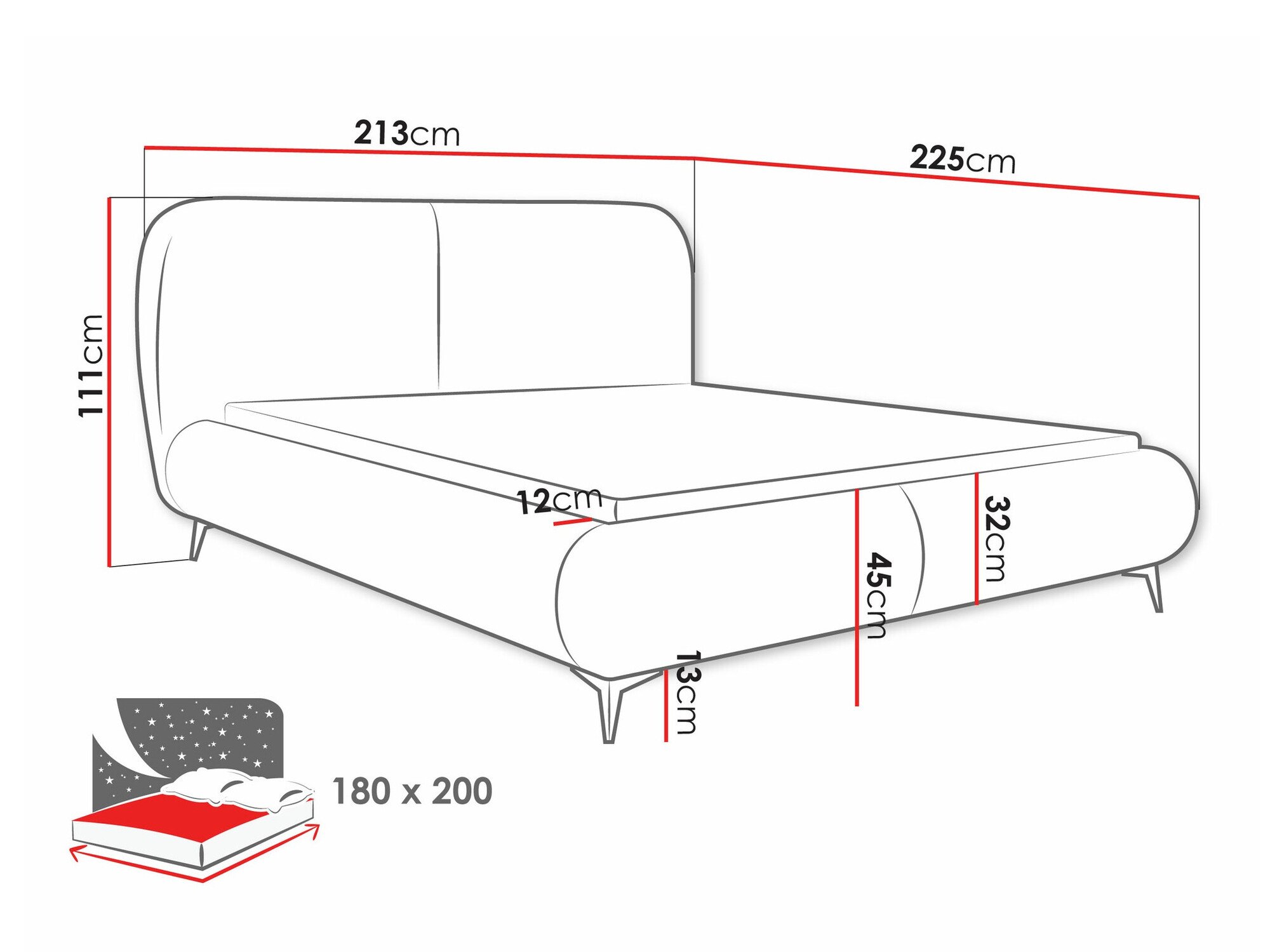 Lit TrendyNest Fenara (Coral 75)