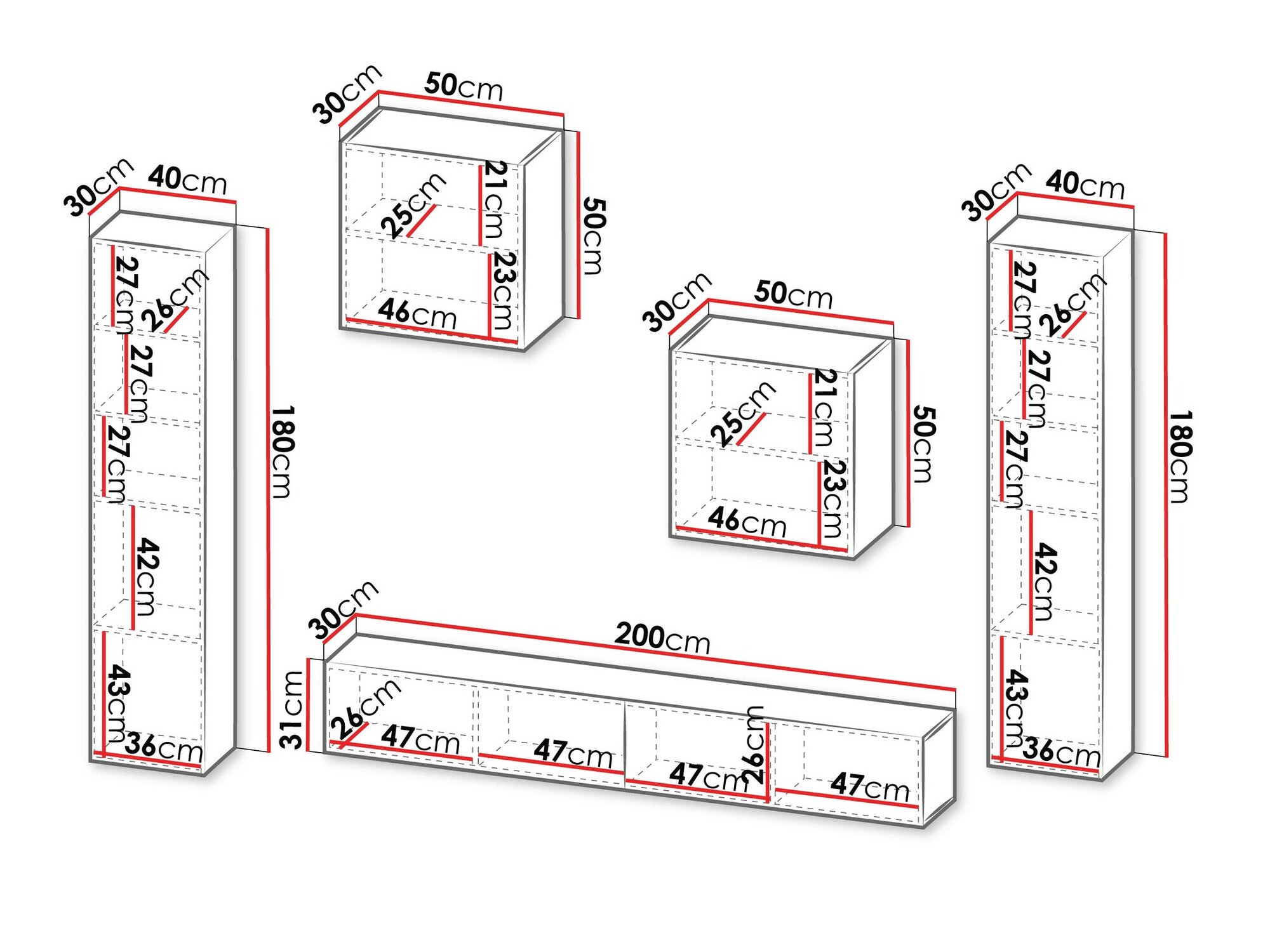 Ensemble de salon Calveru 109 (Noir)