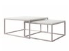 Ensemble tables basses Oswego 133 (Blanc + Cachemire)