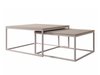 Ensemble tables basses Oswego 133 (Clair bois + Cachemire)
