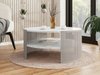 Table basse Evanola 112 (Cachemire + Marbre blanc)