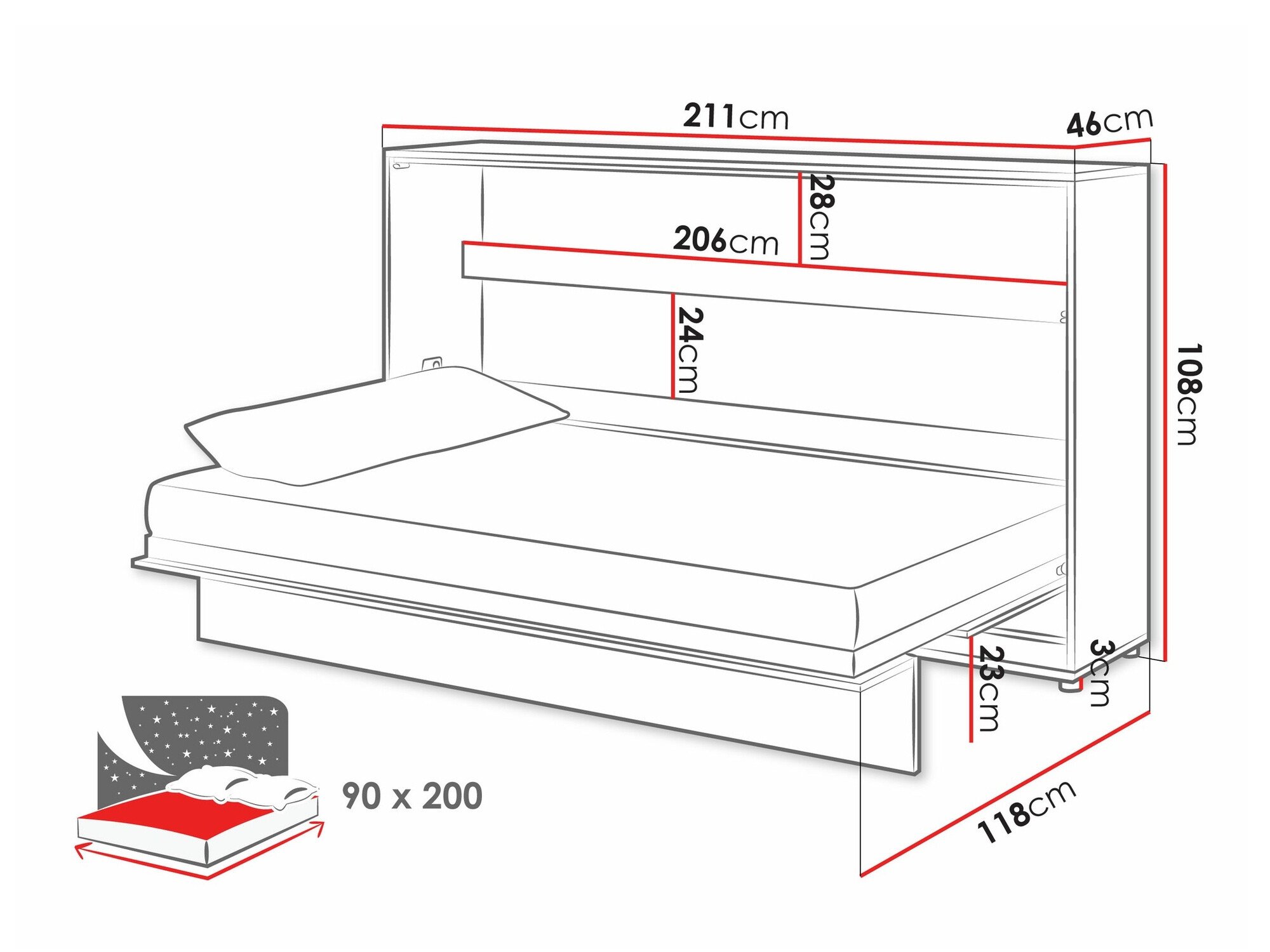 Ensemble de meubles Concept Pro Lenart Levfere 143