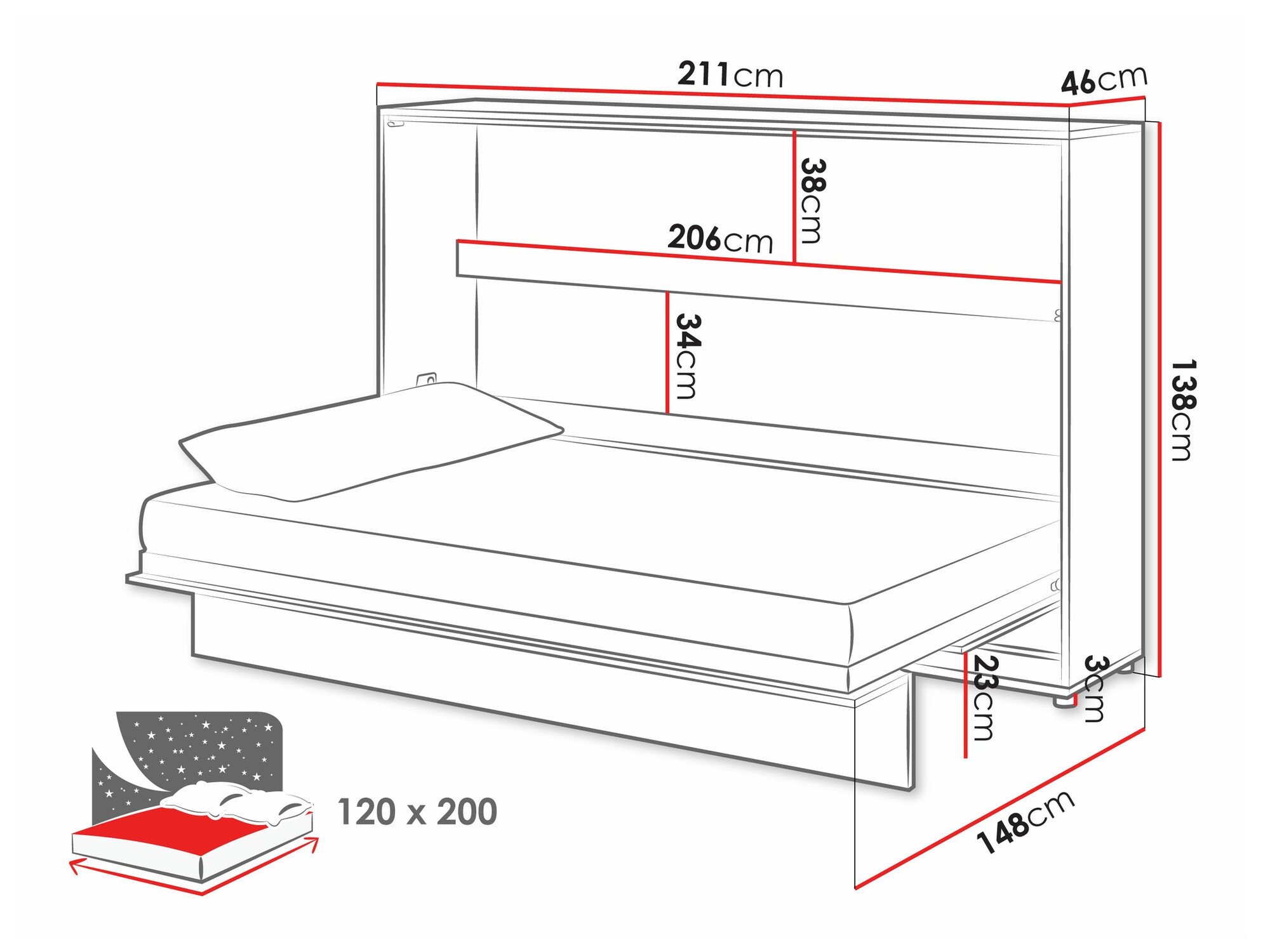 Ensemble de meubles Concept Pro Lenart Levfere 143