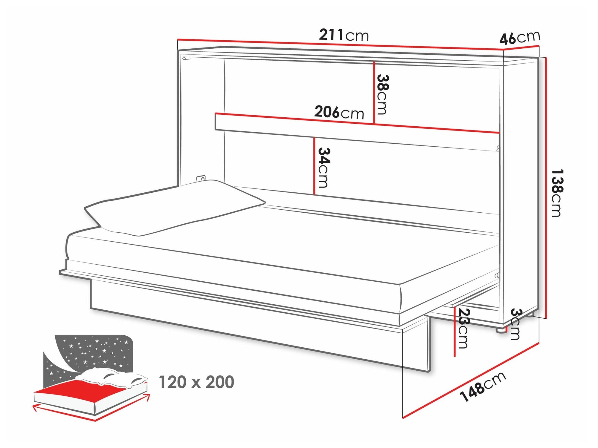 Ensemble de meubles Concept Pro Lenart Levfere 143
