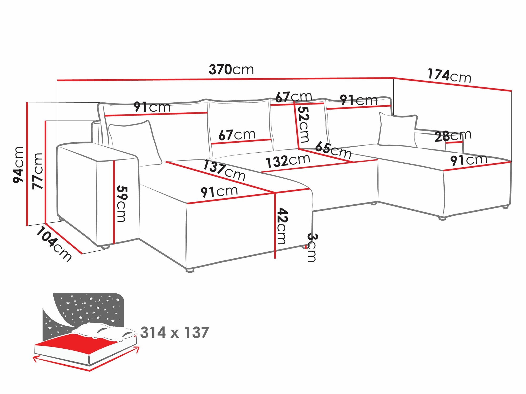 Canapé d'angle Clovis 109 (Manila 16)