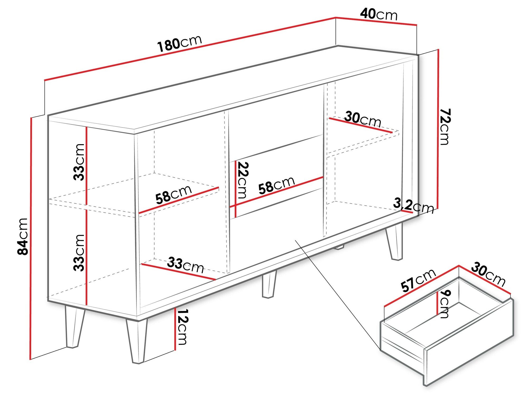 Commode Comfivo Romtori I