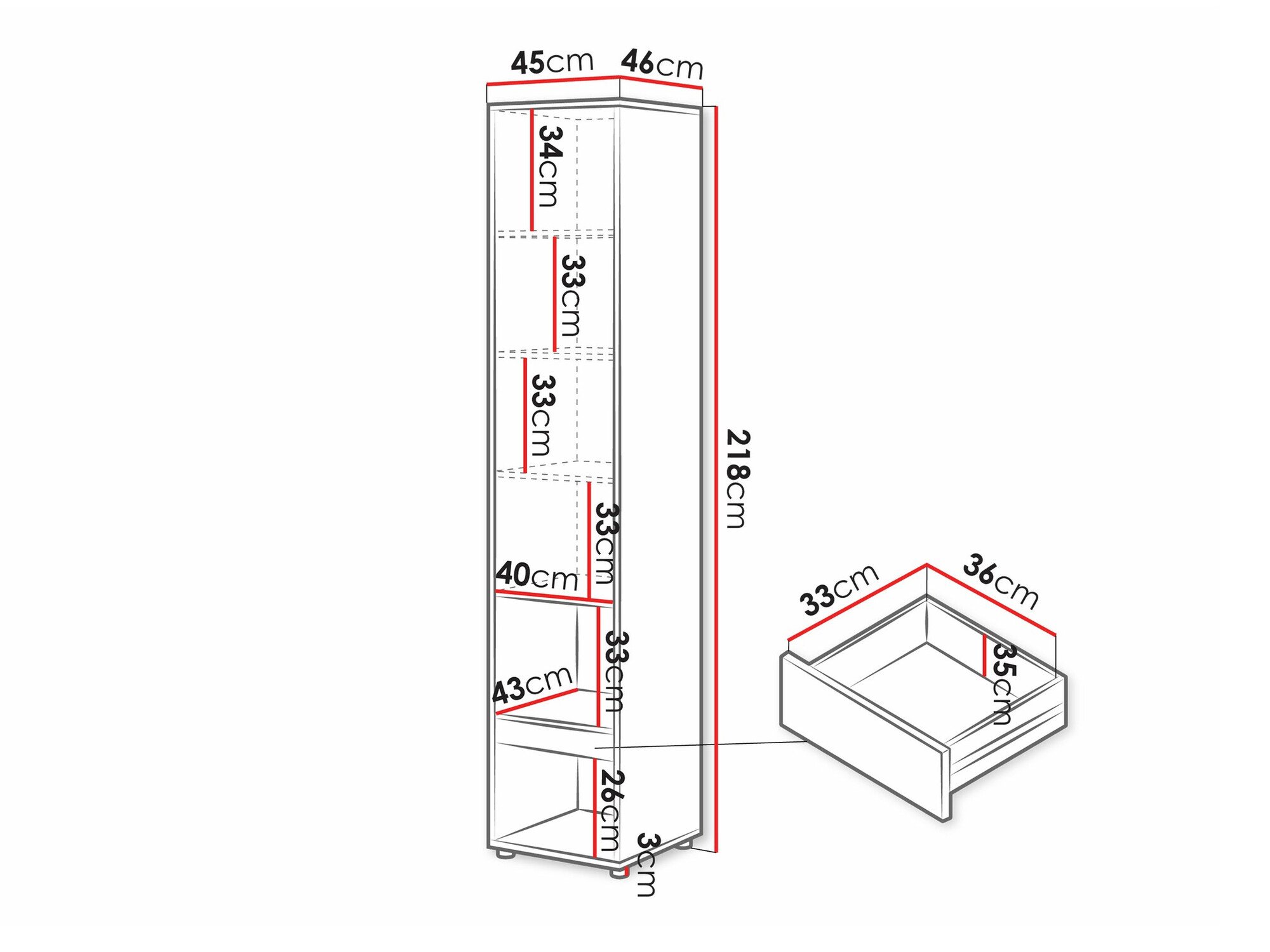 Ensemble de meubles Concept Pro Lenart Levfere 144 (Blanc)