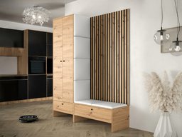 Meuble d'entrée Donio III (Chêne Artisan + Soft 017)