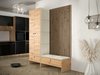 Meuble d'entrée Hartford 320 (Chêne Artisan + Abriamo 3)