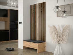 Meuble d'entrée Hartford 321 (Chêne Artisan + Manila 18)