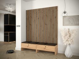 Meuble d'entrée Hartford 485 (Chêne Artisan + Manila 04)