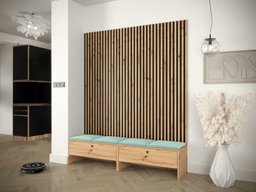 Meuble d'entrée Hartford 485 (Chêne Artisan + Manila 11)