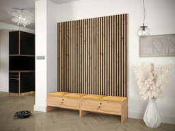 Meuble d'entrée Hartford 485 (Chêne Artisan + Manila 32)