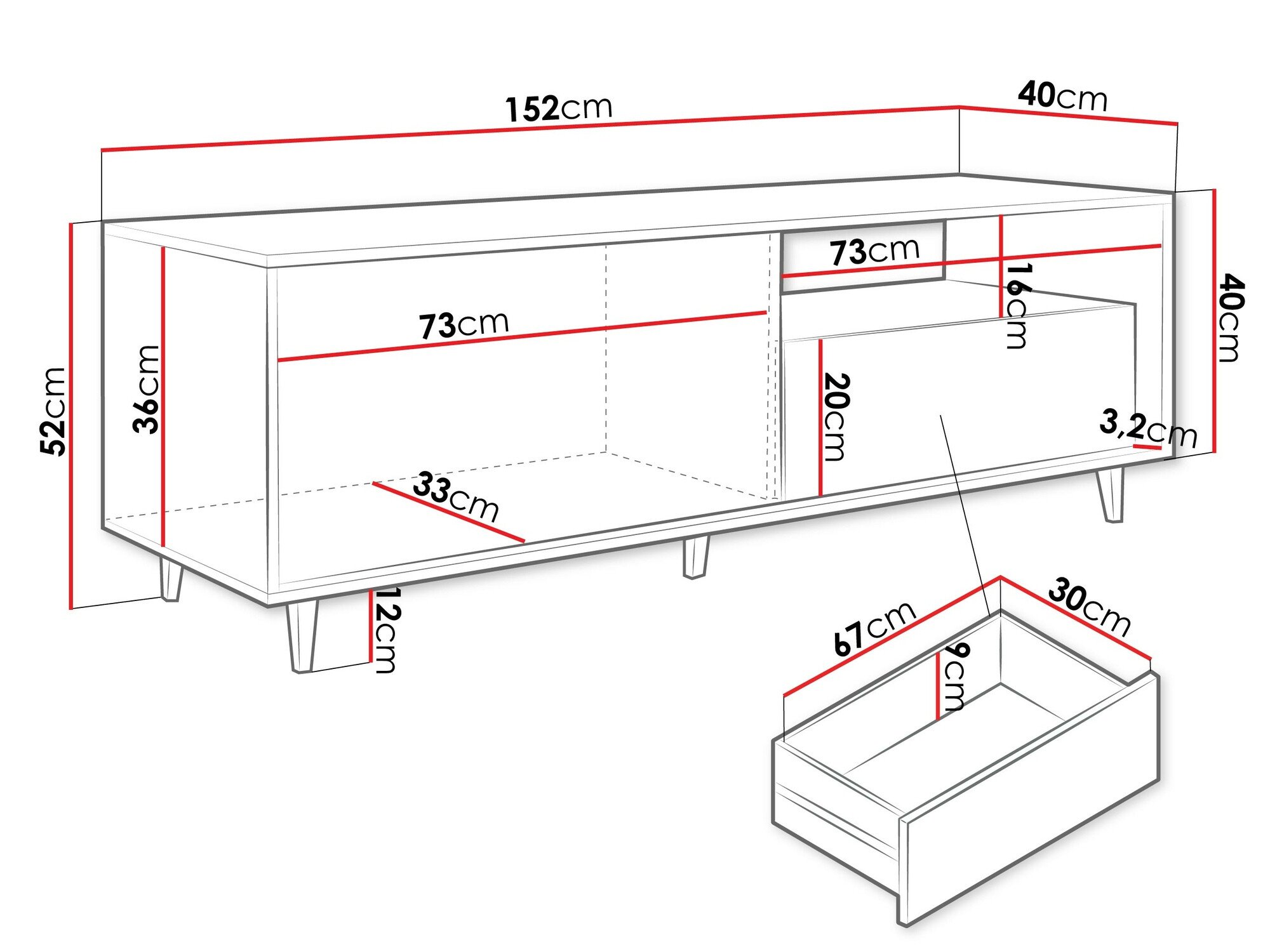 Meuble TV Comfivo Romtori