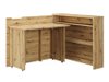 Bureau d'angle Concept Pro Lenart (Chêne Artisan)