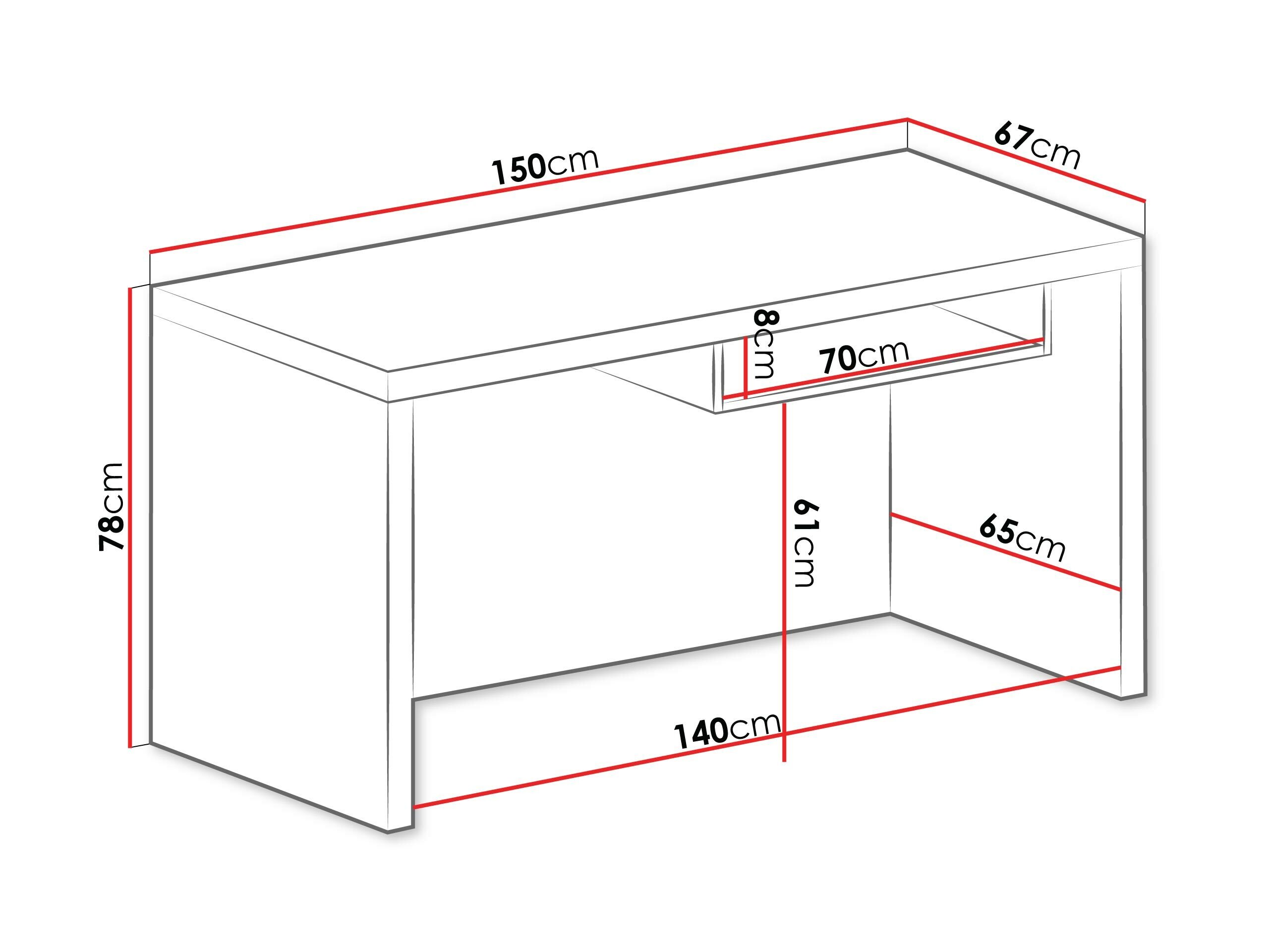 Bureau Fiomeri 122 (Chêne santana)