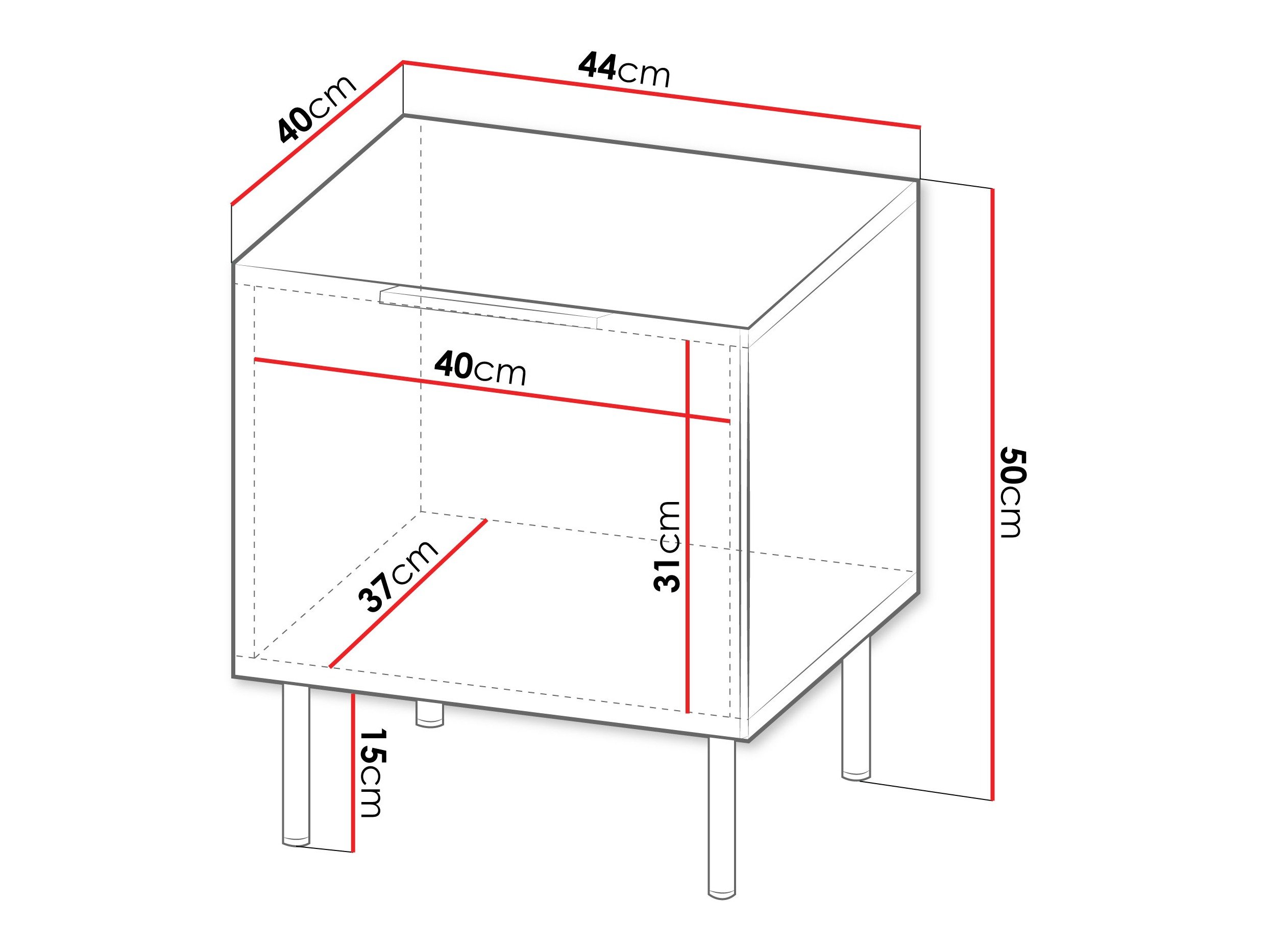 Ensemble de tables de chevet Mardalu 106